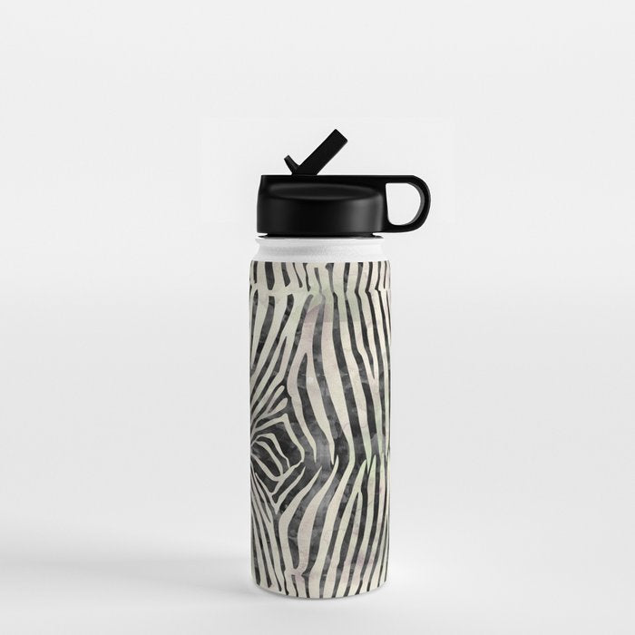 Zebra Print Water Bottle Gallery Image 1