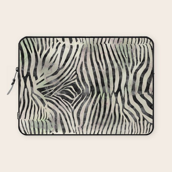 Zebra Print Laptop Sleeve Gallery Image 1