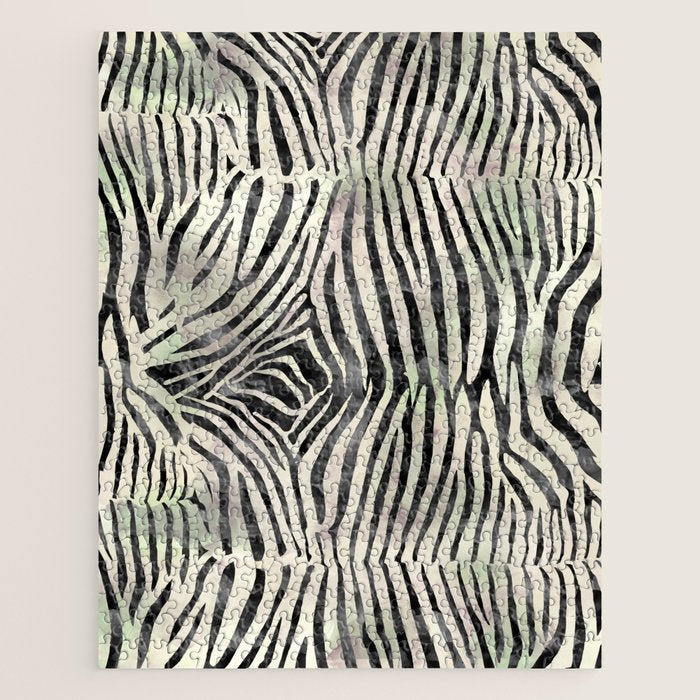 Zebra Print Jigsaw Puzzle Gallery Image 1
