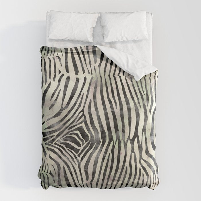 Zebra Print Duvet Cover Gallery Image 1