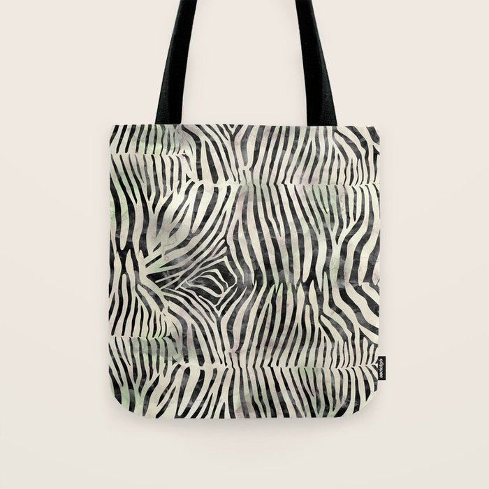 Zebra Print Tote Bag Gallery Image 1
