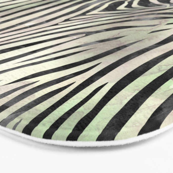 Zebra Print Bath Mat Gallery Image 3