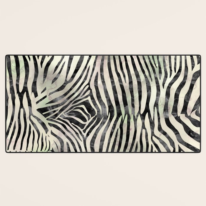 Zebra Print Desk Mat Gallery Image 3