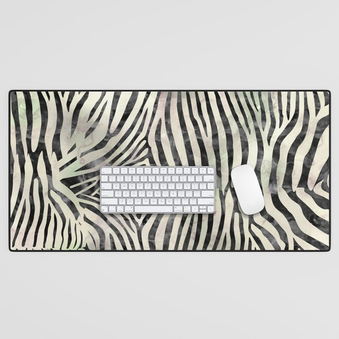 Zebra Print Desk Mat – Society6