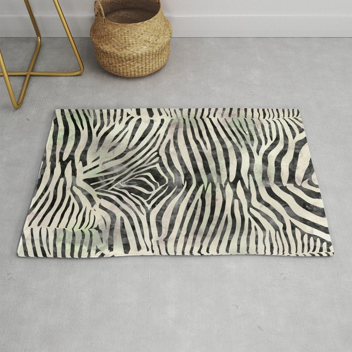 Zebra Print Rug Gallery Image 1