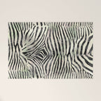 Zebra Print Welcome Mat Gallery Image 1