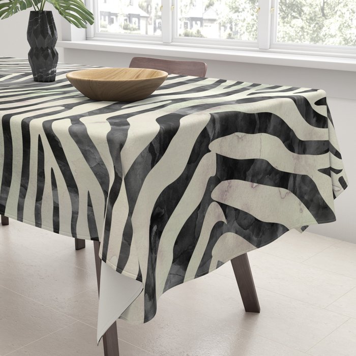 Zebra Print Tablecloth Gallery Image 3