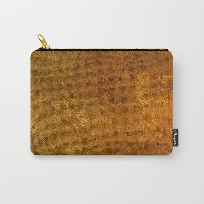 Vintage Gold Rust, Minimal Art Carry All Pouch Gallery Image 1