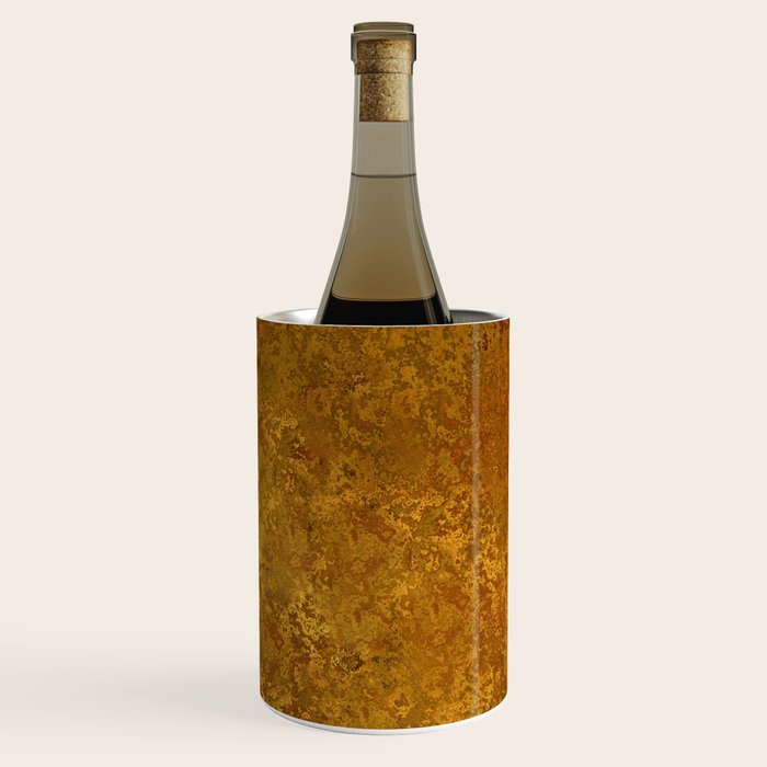 Vintage Gold Rust, Minimal Art Wine Chiller Gallery Image 2