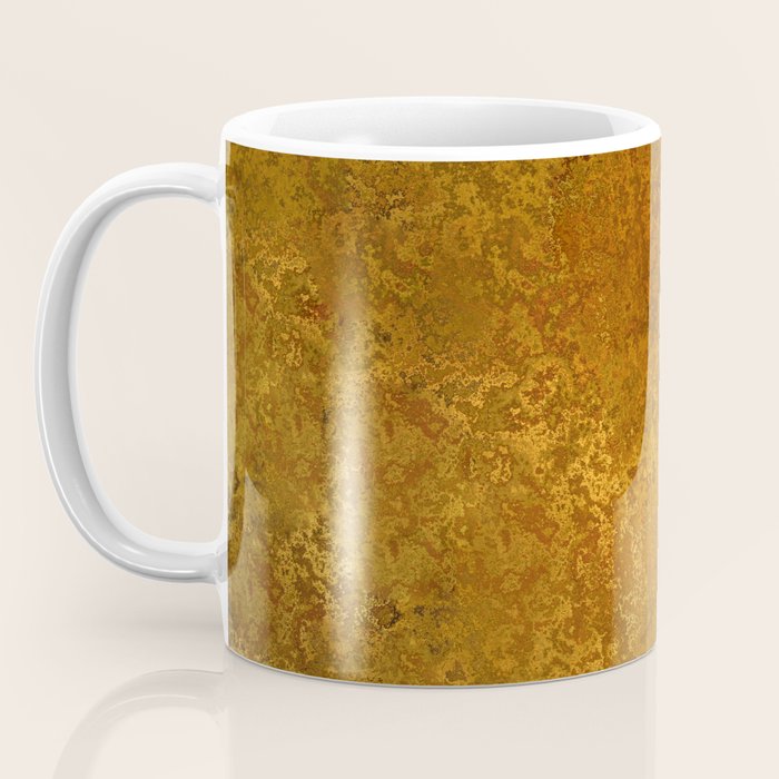 Vintage Gold Rust, Minimal Art Coffee Mug Gallery Image 3
