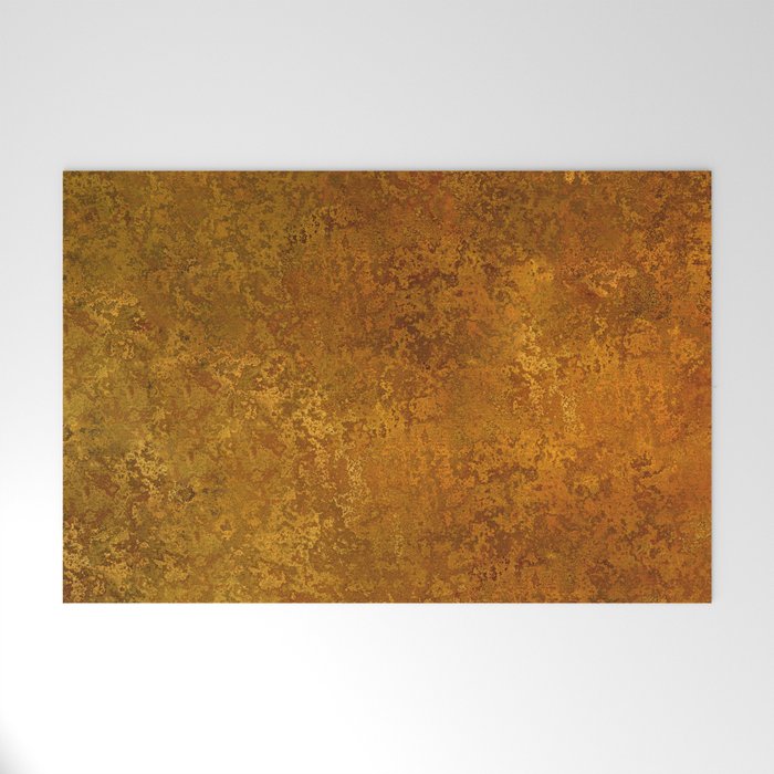 Vintage Gold Rust, Minimal Art Welcome Mat Gallery Image 1