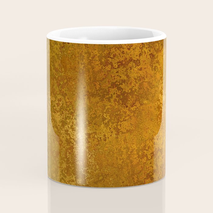 Vintage Gold Rust, Minimal Art Coffee Mug Gallery Image 4