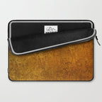 Vintage Gold Rust, Minimal Art Laptop Sleeve Gallery Image 2