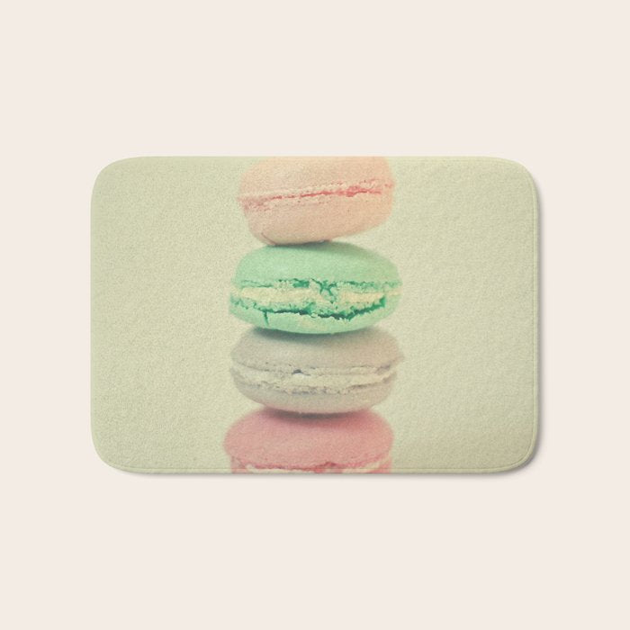 Four Macarons Bath Mat Gallery Image 1