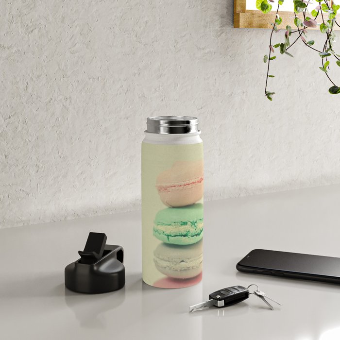 Four Macarons Water Bottle Gallery Image 4