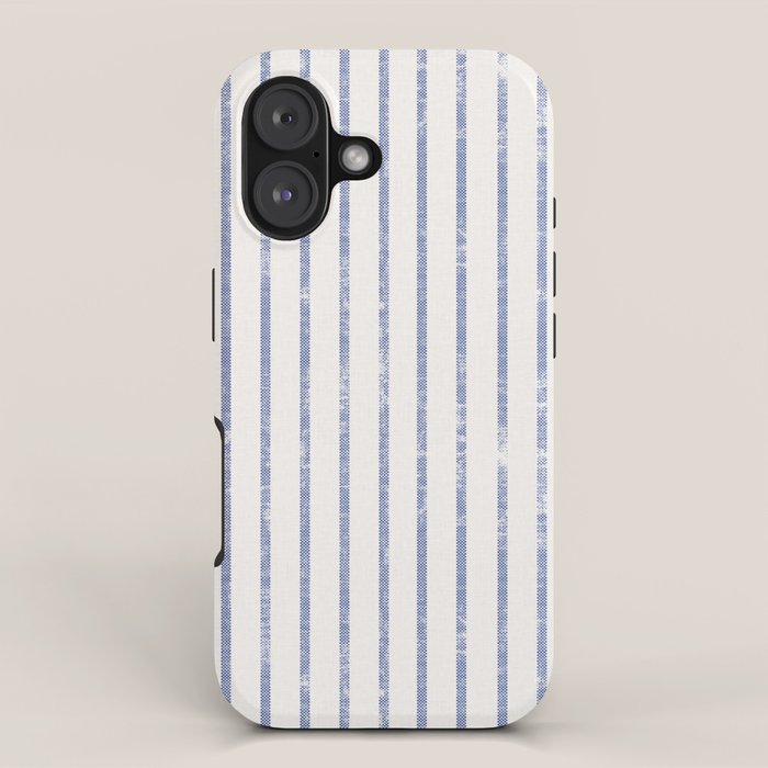 AEGEAN WIDE TICKING STRIPE iPhone Case Gallery Image 1