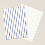 AEGEAN WIDE TICKING STRIPE Stationery Card Gallery Image 2