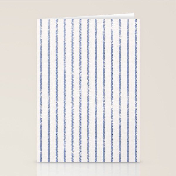 AEGEAN WIDE TICKING STRIPE Stationery Card Gallery Image 1