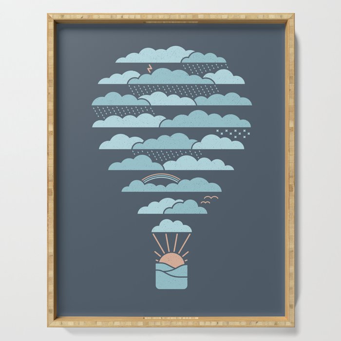 Weather Balloon Serving Tray Gallery Image 1