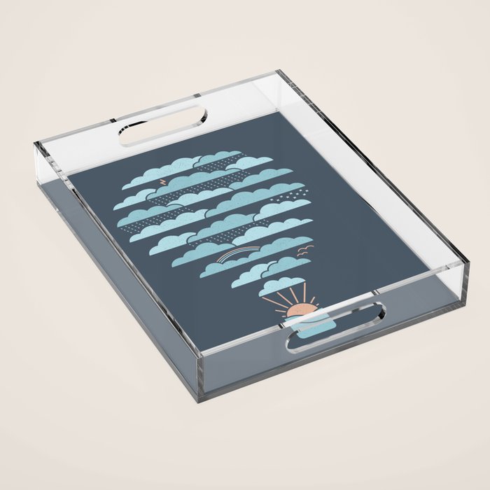 Weather Balloon Acrylic Tray Gallery Image 1