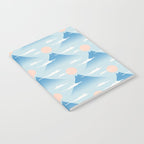 Cat Mountain Cloud pattern 1 Notebook Gallery Image 2