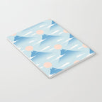 Cat Mountain Cloud pattern 1 Notebook Gallery Image 3