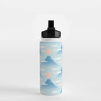 Cat Mountain Cloud pattern 1 Water Bottle Gallery Image 2