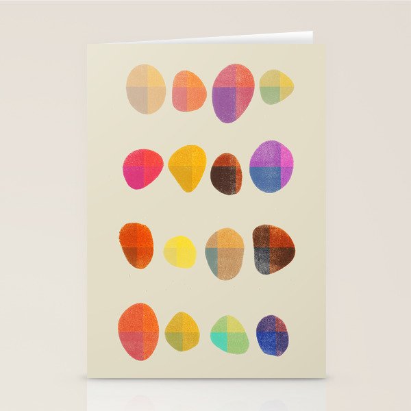 Painted Pebbles 4 Stationery Card Gallery Image 1