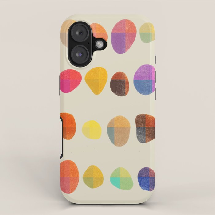 Painted Pebbles 4 iPhone Case Gallery Image 1