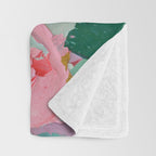 Afterglow Cherry Throw Blanket Gallery Image 3