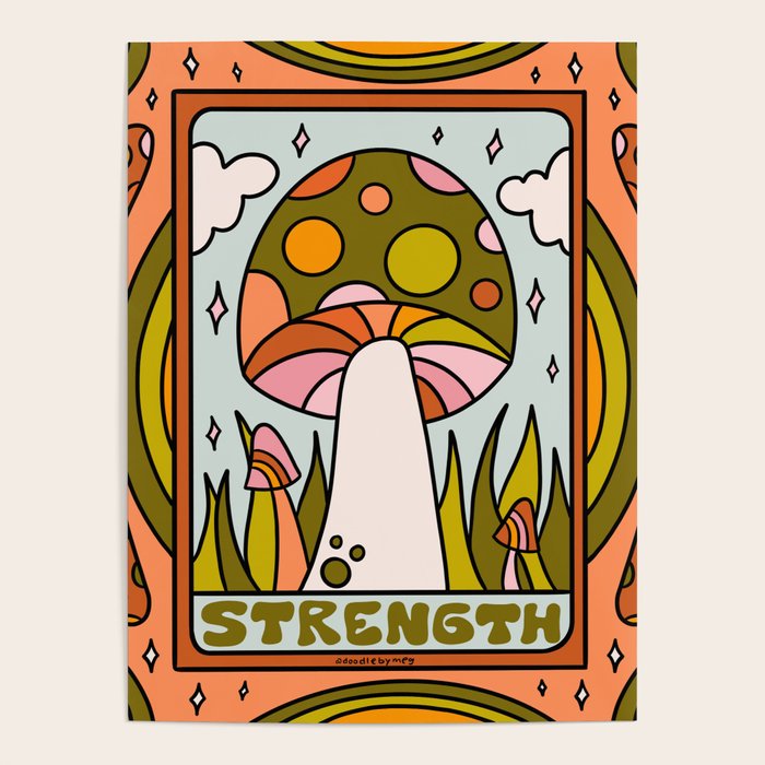 8. Strength Mushroom Poster Gallery Image 1