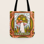 8. Strength Mushroom Tote Bag Gallery Image 1