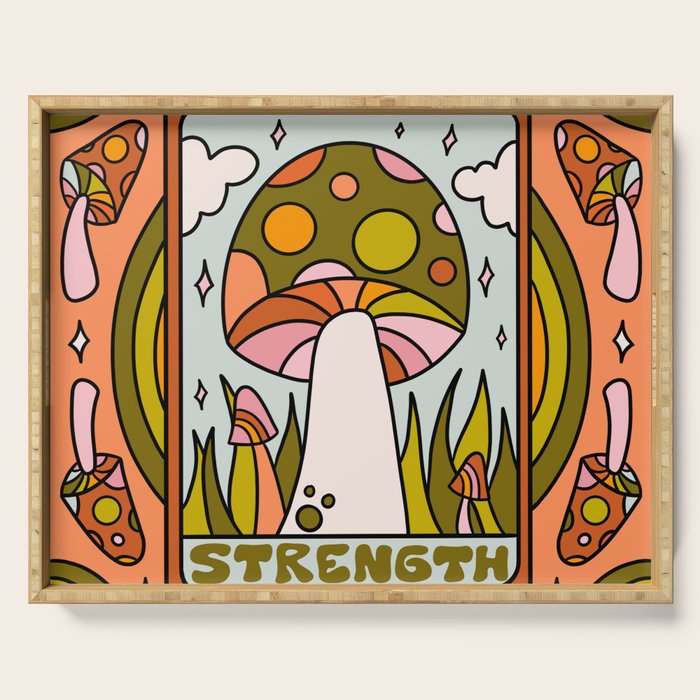 8. Strength Mushroom Serving Tray Gallery Image 1