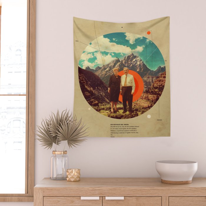 Stay With Me Wall Tapestry Gallery Image 2