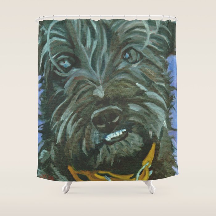 Otis the Wonder Dog Shower Curtain Gallery Image 1