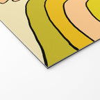 groovy rainbow flower power wallpaper vibes Welcome Mat Gallery Image 2