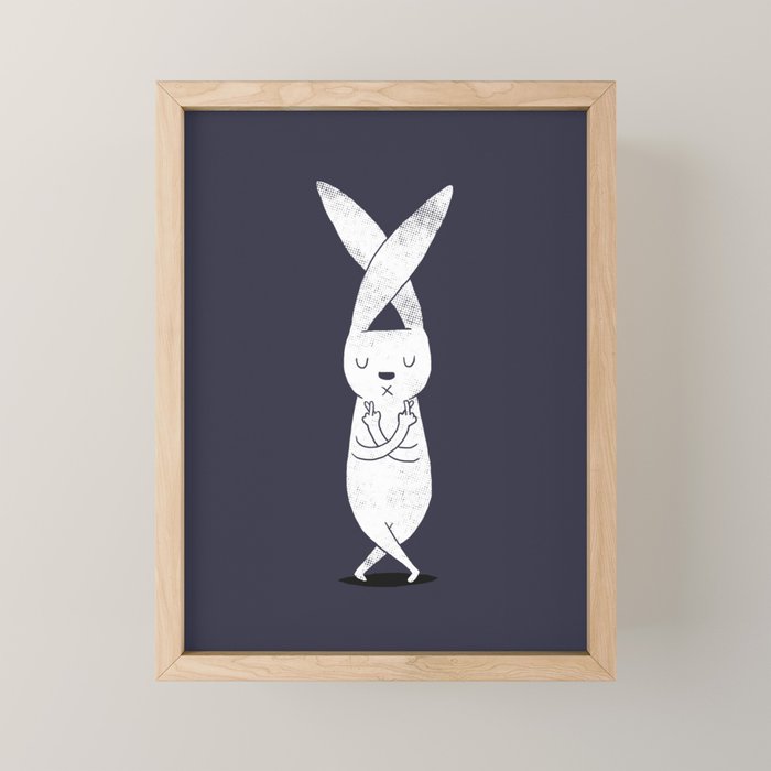 Keep everything crossed for you Mini Art Print Gallery Image 1
