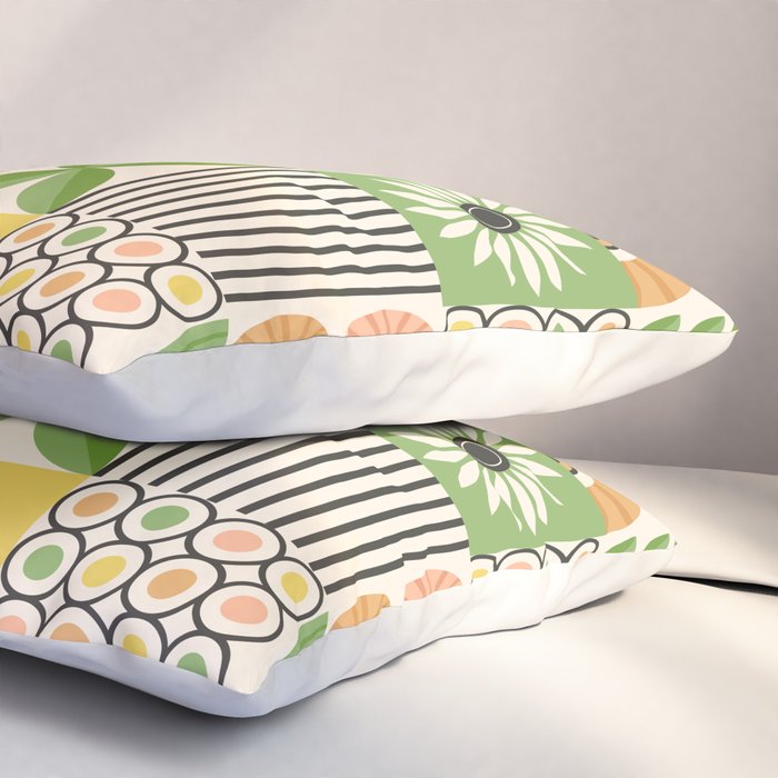 Modern Wildflower Vignettes Pillow Sham Gallery Image 3