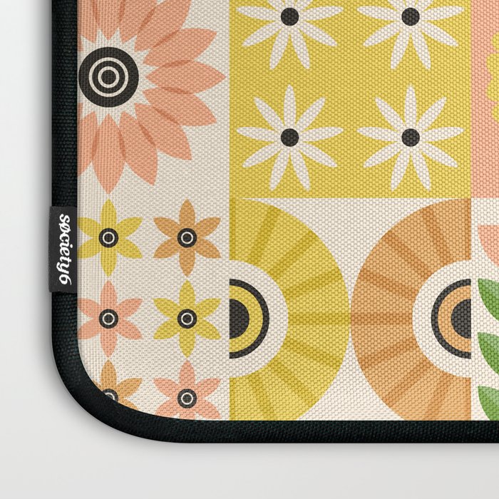 Modern Wildflower Vignettes Laptop Sleeve Gallery Image 3