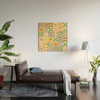 Modern Wildflower Vignettes Wood Wall Art Gallery Image 2
