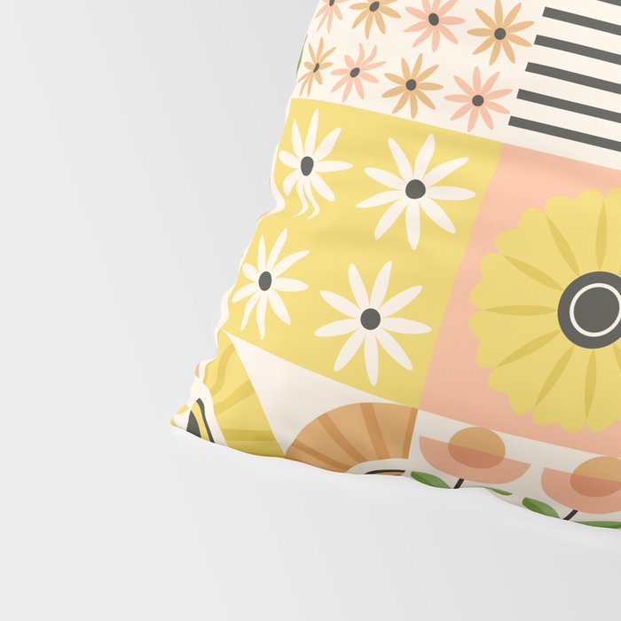 Modern Wildflower Vignettes Pillow Sham Gallery Image 4