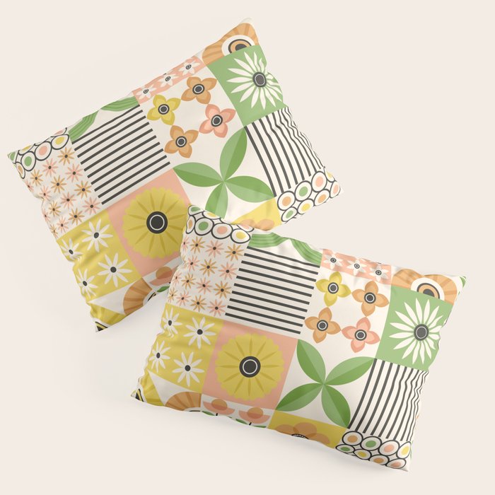 Modern Wildflower Vignettes Pillow Sham Gallery Image 3