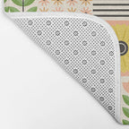 Modern Wildflower Vignettes Bath Mat Gallery Image 2