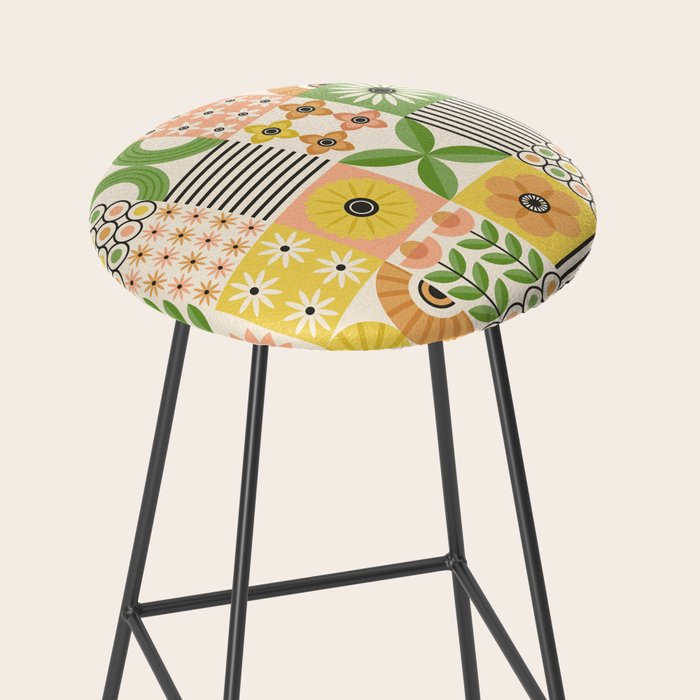 Modern Wildflower Vignettes Stool Gallery Image 2