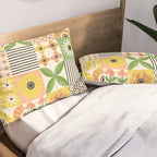 Modern Wildflower Vignettes Pillow Sham Gallery Image 2
