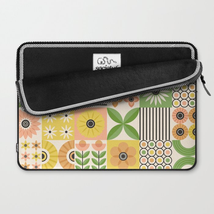 Modern Wildflower Vignettes Laptop Sleeve Gallery Image 2