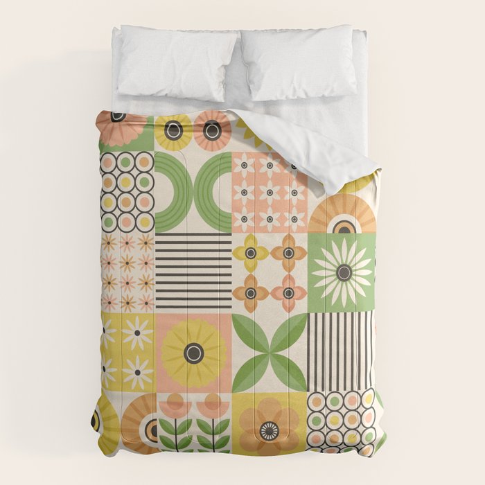 Modern Wildflower Vignettes Comforter Gallery Image 1
