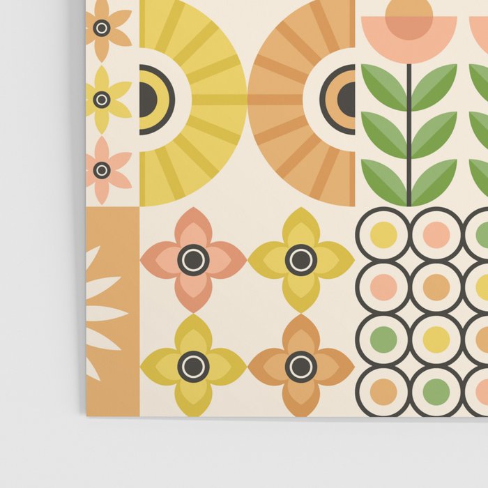 Modern Wildflower Vignettes Poster Gallery Image 3