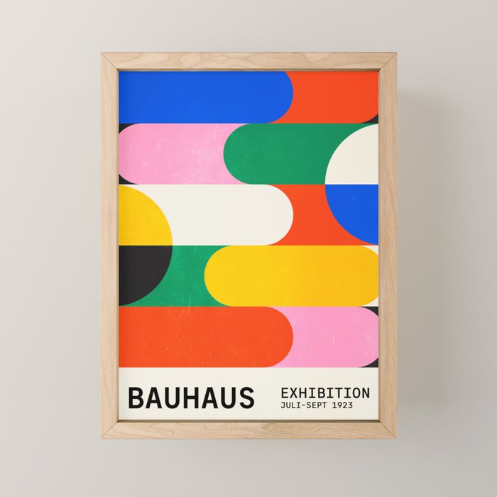 BAUHAUS 03: Exhibition 1923 | Mid Century Series  Mini Art Print Gallery Image 1