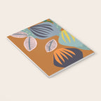 Big happy retro blooms rust Notebook Gallery Image 3